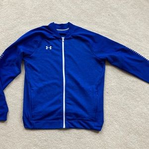 Under armor light zip up track jacket